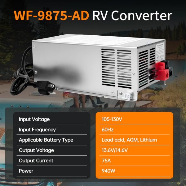 Kartio WF-9875-AD 75 Amp RV Power Converter-1