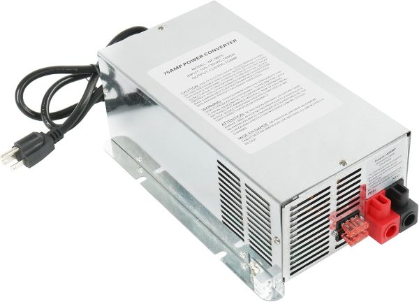 RUIANOMG RV Power Converter 75Amp Silver Box-0