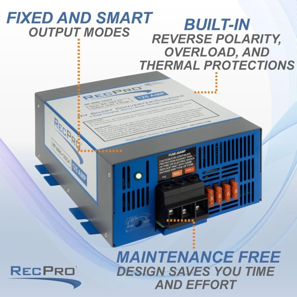 RecPro RV Power Converter 125A Alloy Steel-7