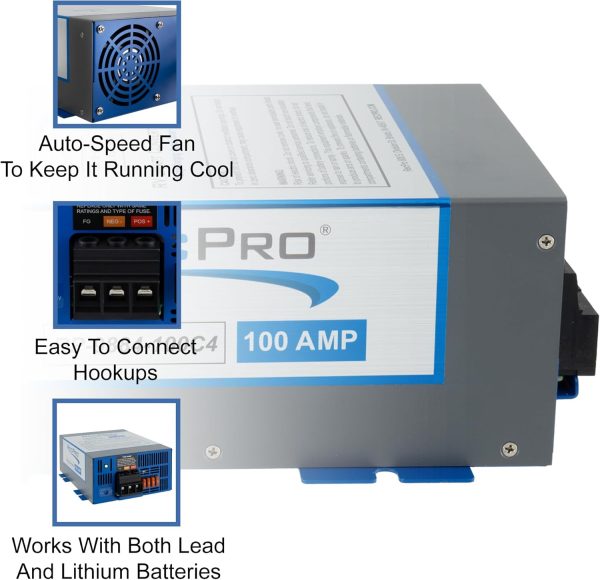 RecPro RV Power Converter 125A Alloy Steel-3