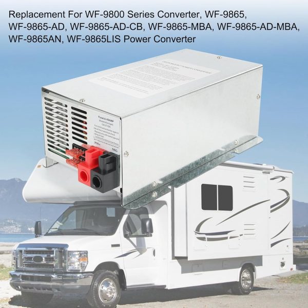 RV Power Converter RUIANOMG Compact Silver RNM‑S359-1
