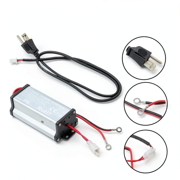 Whcusmm 110V to 12V Converter Adapter for 5kW/8kW Diesel Heaters-1