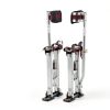 VEVOR Adjustable Aluminum Drywall Stilts 18''-30'' Silver Non‑Slip-3