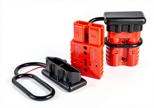 RED WOLF 175A Battery Quick Connector 2-4 AWG Plug - 2 pcs Red-5