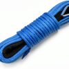 Synthetic Winch Line Cable 1/4" x 50ft 10000lb Ucreative Blue-0