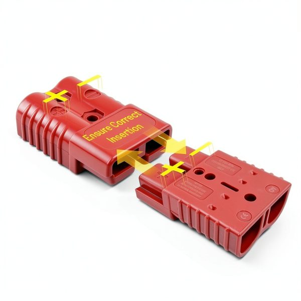 RED WOLF 175A Battery Quick Connector 2-4 AWG Plug - 2 pcs Red-4