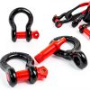 Jamiikury Half D Ring Shackle 2 Pack 26,455 lb Break Strength Steel-2