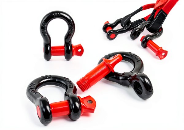 Jamiikury Half D Ring Shackle 2 Pack 26,455 lb Break Strength Steel-2