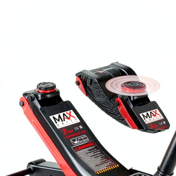 3-Ton Low Profile Hydraulic Floor Jack Maxority MAX1901-20S-3
