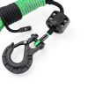Synthetic Winch Rope Kit TYT 1/4" x 50' Green with Hook & Safety Strap-3