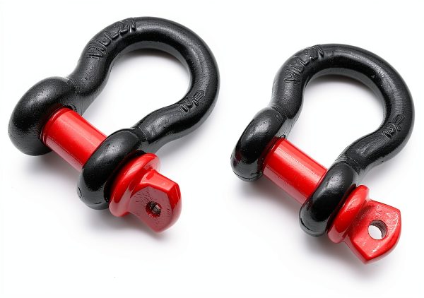 Jamiikury Half D Ring Shackle 2 Pack 26,455 lb Break Strength Steel-0