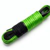Synthetic Winch Rope Kit TYT 1/4" x 50' Green with Hook & Safety Strap-1