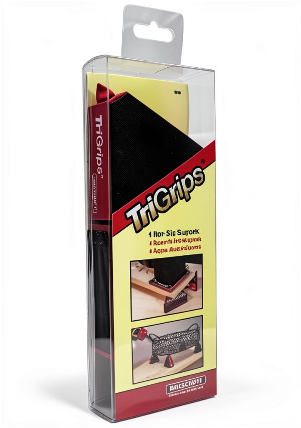 Milescraft 1600 TriGrips Triangle Cookie Grippers 4‑Pack Red Plastic-1