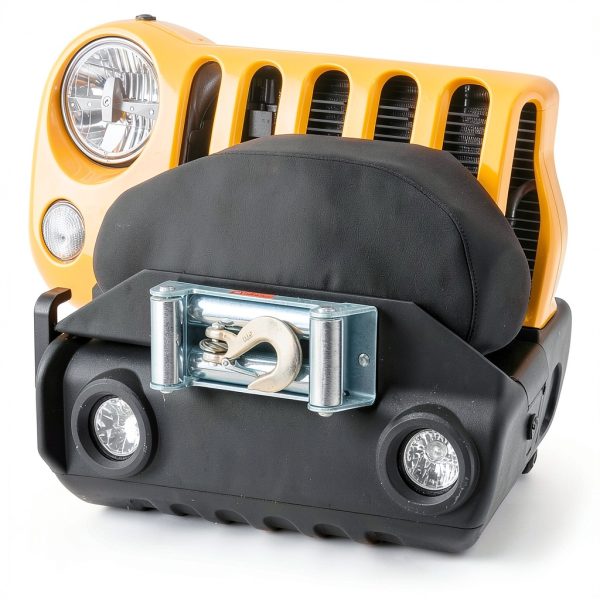 Winch Cover MUAKIOY Waterproof 8500-17500 Winches 21.5x9.5x7.5in-5