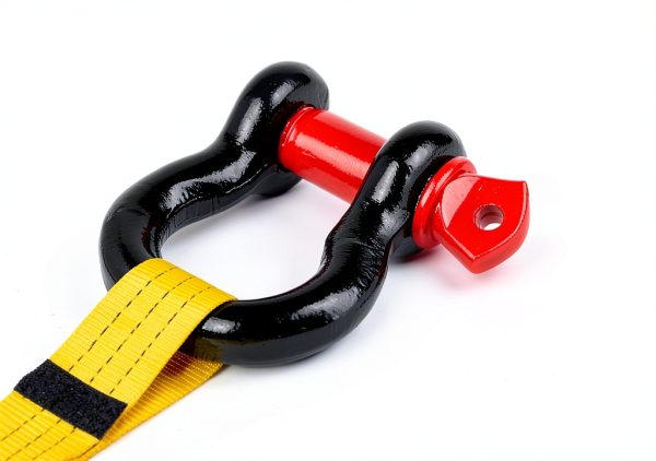 Jamiikury Half D Ring Shackle 2 Pack 26,455 lb Break Strength Steel-1