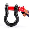 Jamiikury Half D Ring Shackle 2 Pack 26,455 lb Break Strength Steel-4