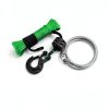 Synthetic Winch Rope Kit TYT 1/4" x 50' Green with Hook & Safety Strap-5