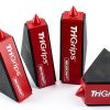 Milescraft 1600 TriGrips Triangle Cookie Grippers 4‑Pack Red Plastic-0